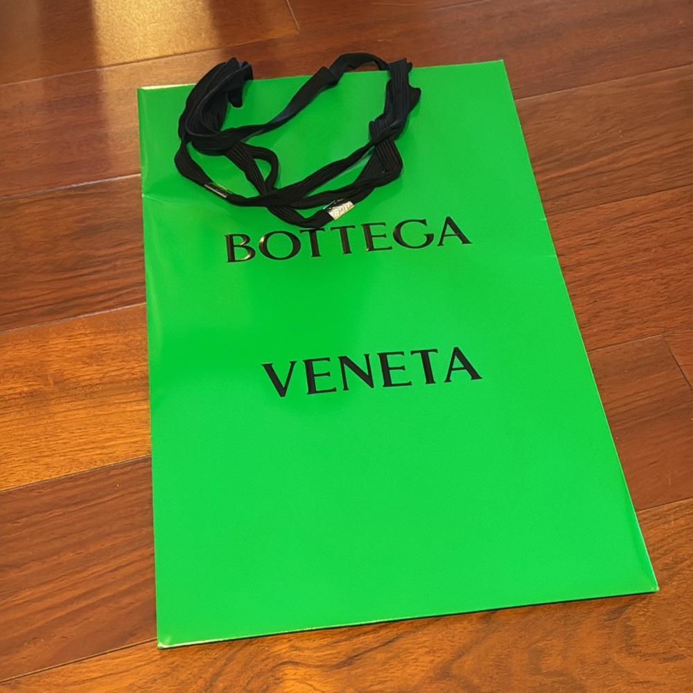 Bottega Veneta Large Neon Green Shopper